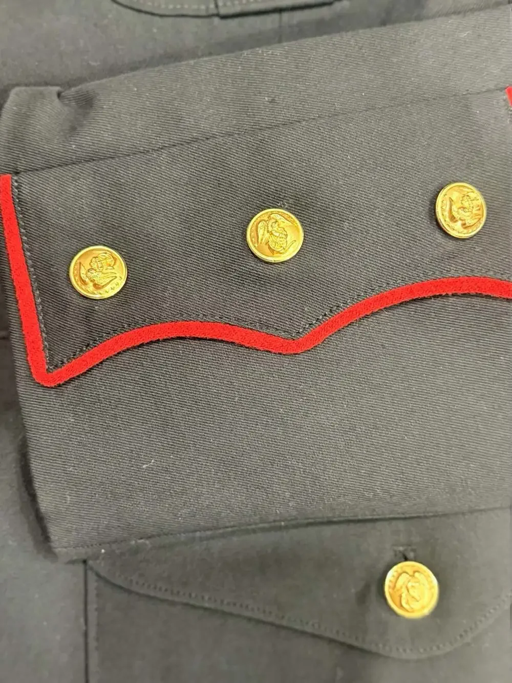 US Marine Corps USMC Enlisted Dress Blue Coat Jacket 40L